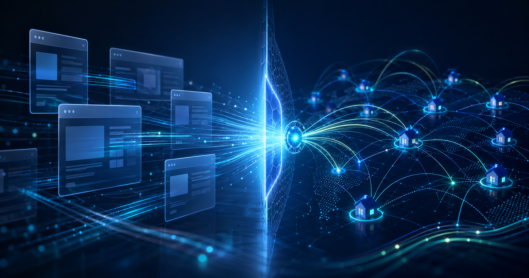 广告验证场景中的无限流量动态住宅代理采购边界示意图