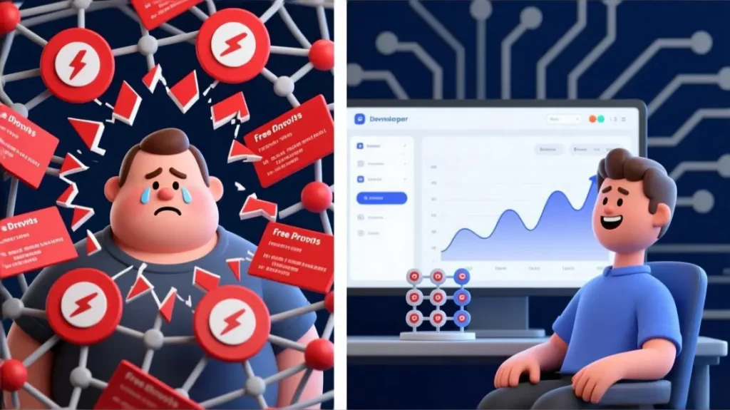 同样在用代理工作,不稳定的免费线让人一直救火,稳定可控的出口则更接近日常节奏