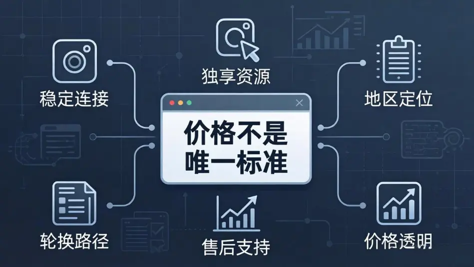 购买Instagram代理时应重点关注的指标