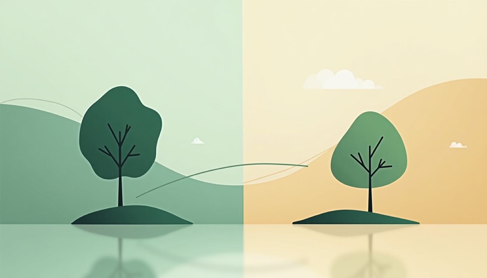 展示地区匹配优先与稳定性优先两种判断顺序的示意图