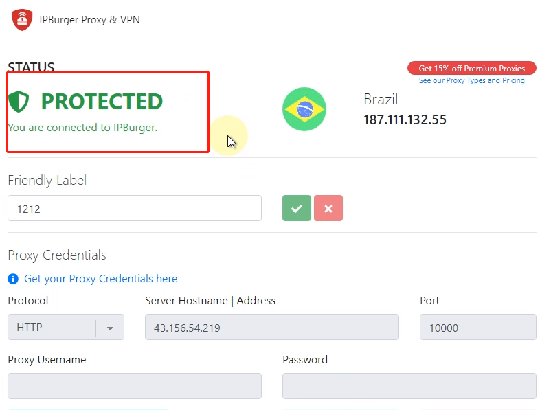 IPBurger Proxy & VPN