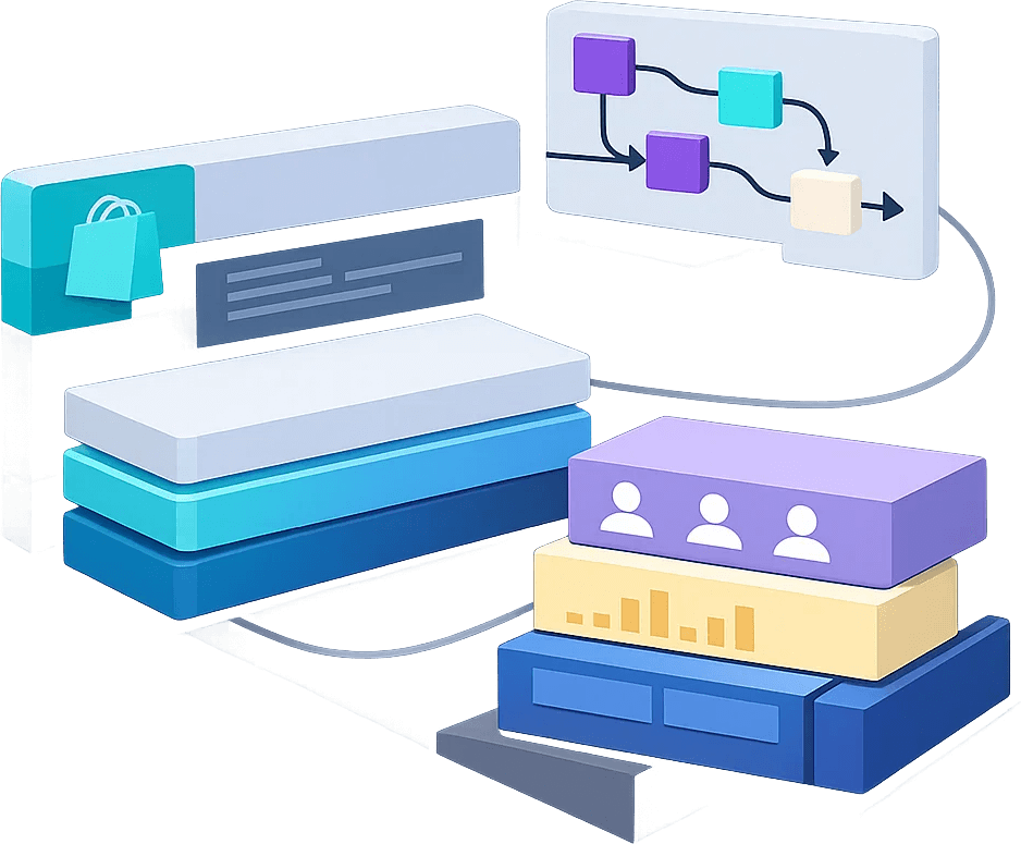 展示 Shopify 代理住宅IP覆盖、稳定会话和全球节点的视觉图