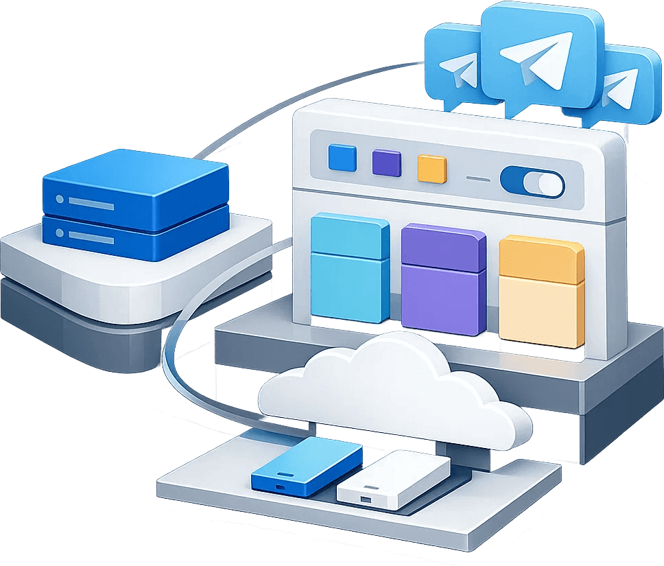 Telegram代理控制面板展示会话稳定性成功率与地域定位