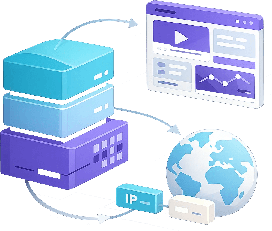 Twitch代理控制台示意：成功率、延迟与节点选择
