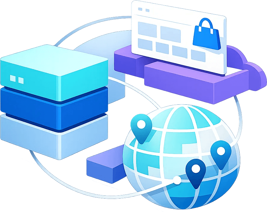 Walmart代理控制面板，展示成功率、延迟与地理定位