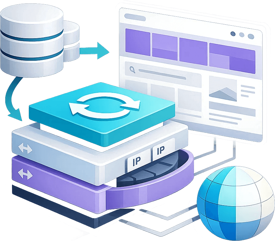 eBay代理IP展示地理定位、代理轮换与稳定会话