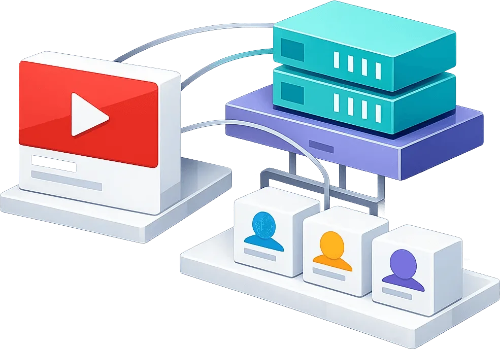 YouTube代理控制台展示成功率、延迟与地区定位